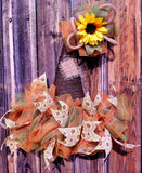 Sunflower Scarecrow Hat (Small)