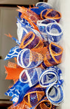 Denver Bronco Striped Wreath