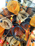 Candy Corn Rustic Halloween Wreath