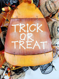 Candy Corn Rustic Halloween Wreath