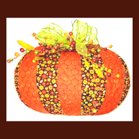 Fabric 3D Pumpkin