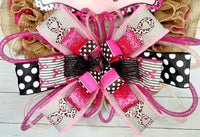 Fight like a Girl Breast Cancer Awareness Wreath