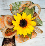 Sunflower Scarecrow Hat (Small)