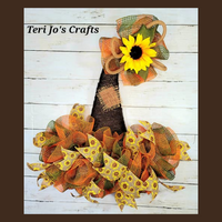 Sunflower Scarecrow Hat (Small)